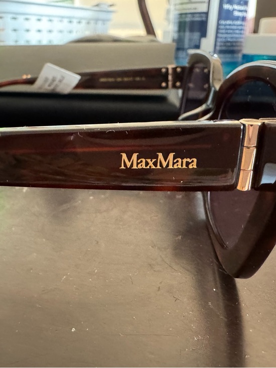 MaxMara Brown Oversized Square Sunglasses main image 6